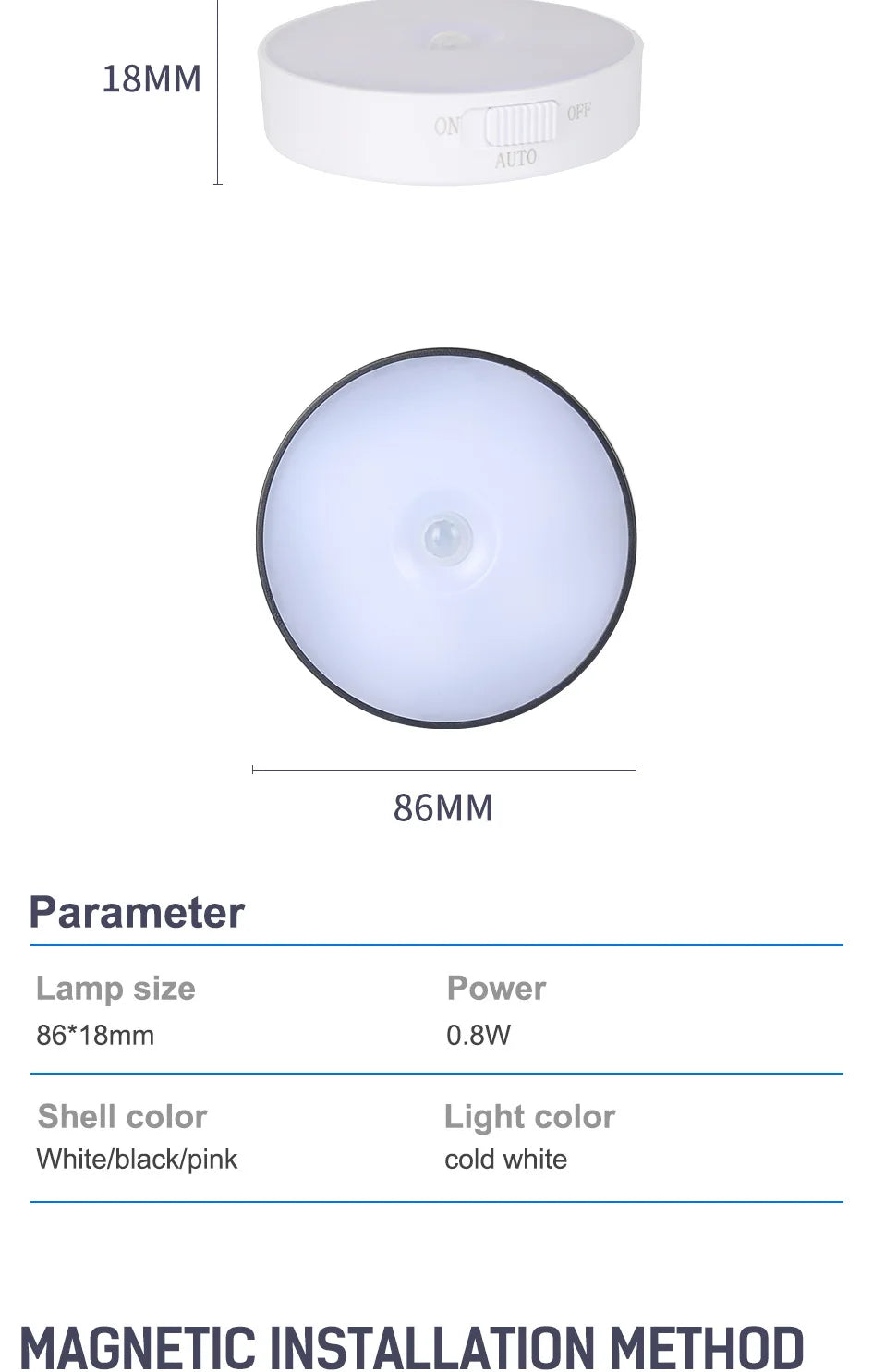 Xiaomi Night Light LED With PIR Motion Sensor